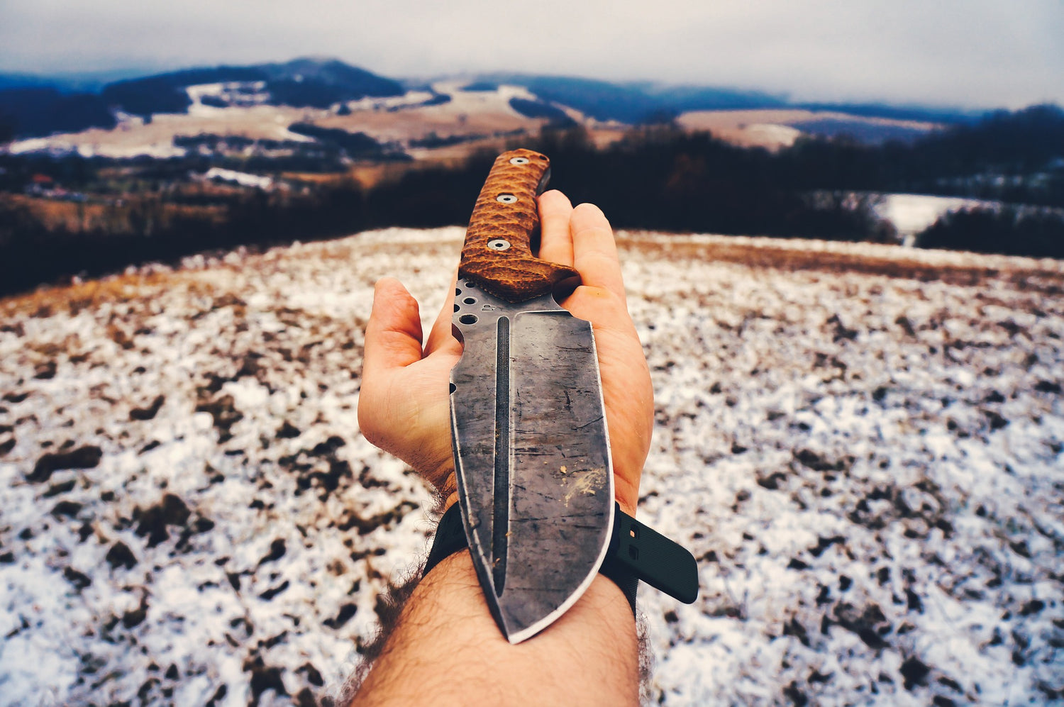 Damascus Hunting Knives