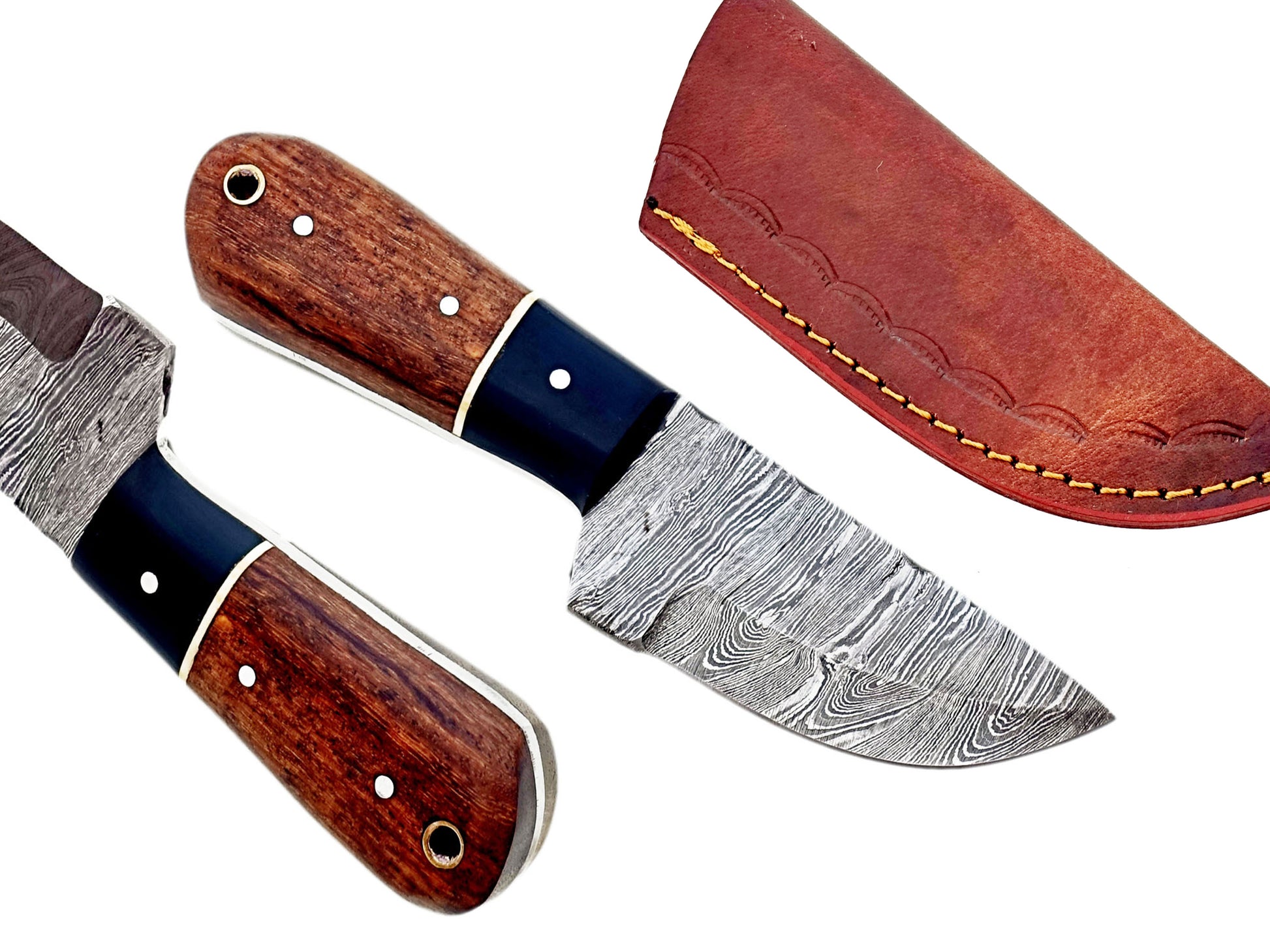 Handcrafted Small Hunting Knife - 6" Damascus Steel Blade | Hope Blades