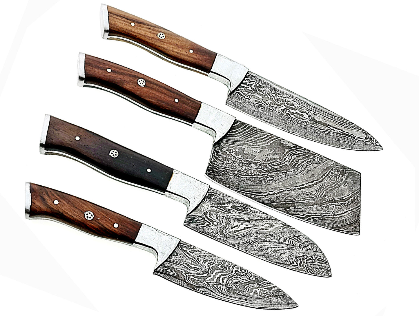 Damascus Knives set