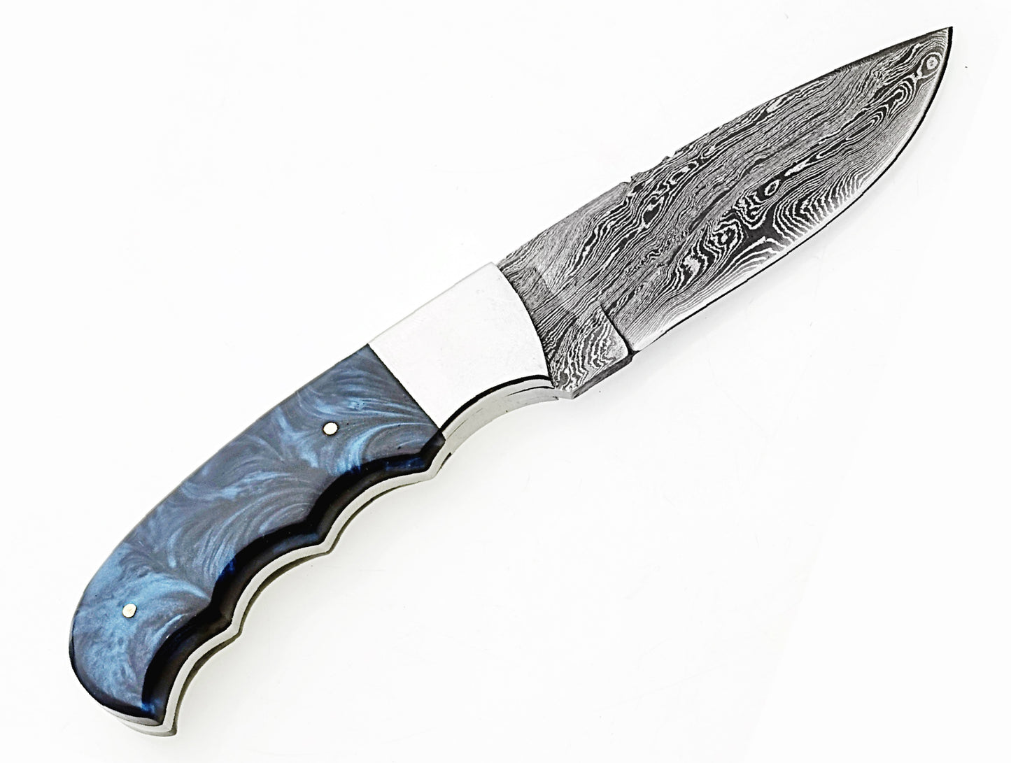 2024 Premium Damascus Hunting Knife | Hope Blades Damascus Steel Knife | Leather Sheath