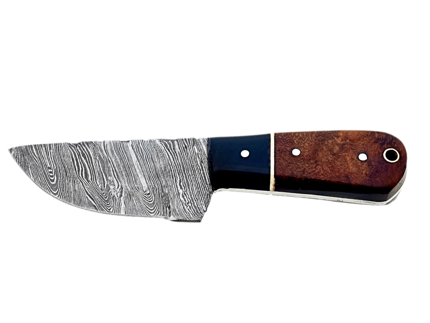 Handcrafted Small Hunting Knife - 6" Damascus Steel Blade | Hope Blades