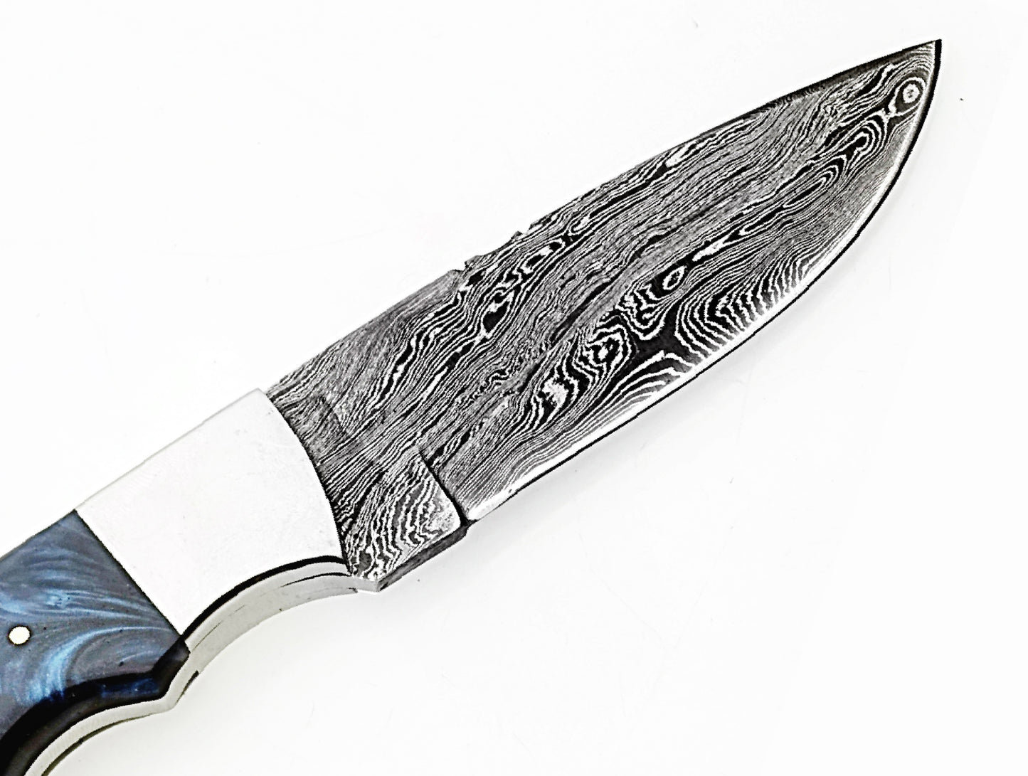 2024 Premium Damascus Hunting Knife | Hope Blades Damascus Steel Knife | Leather Sheath