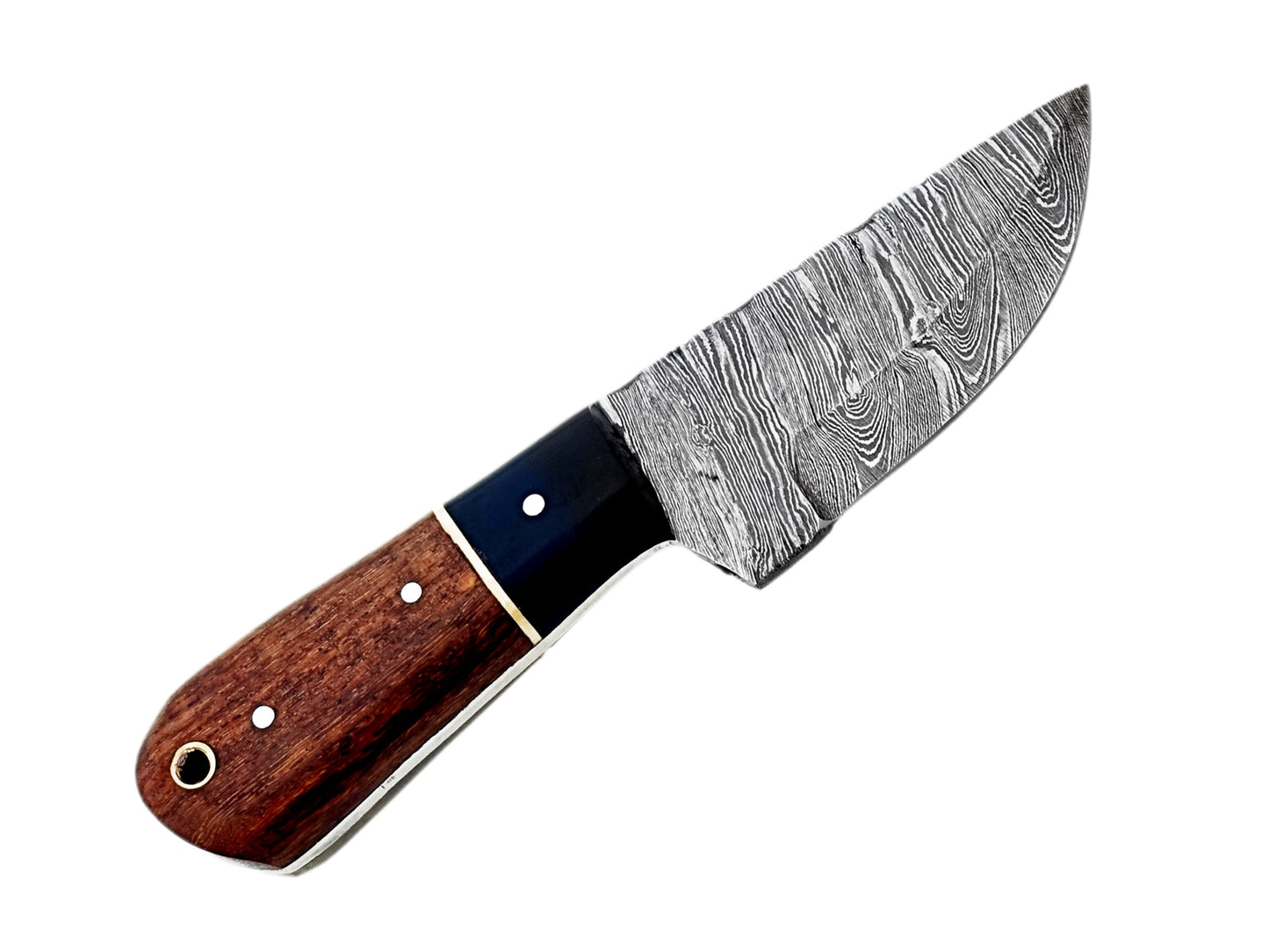 Handcrafted Small Hunting Knife - 6" Damascus Steel Blade | Hope Blades