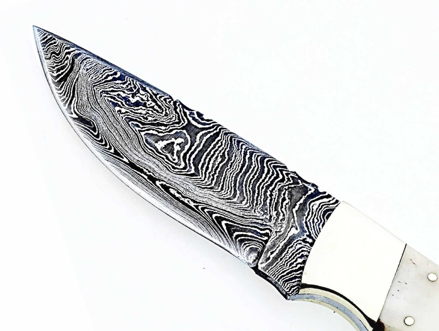 2024 Handcrafted Custom Damascus Steel Hunting Knife | Leather Sheath | Hope Blades