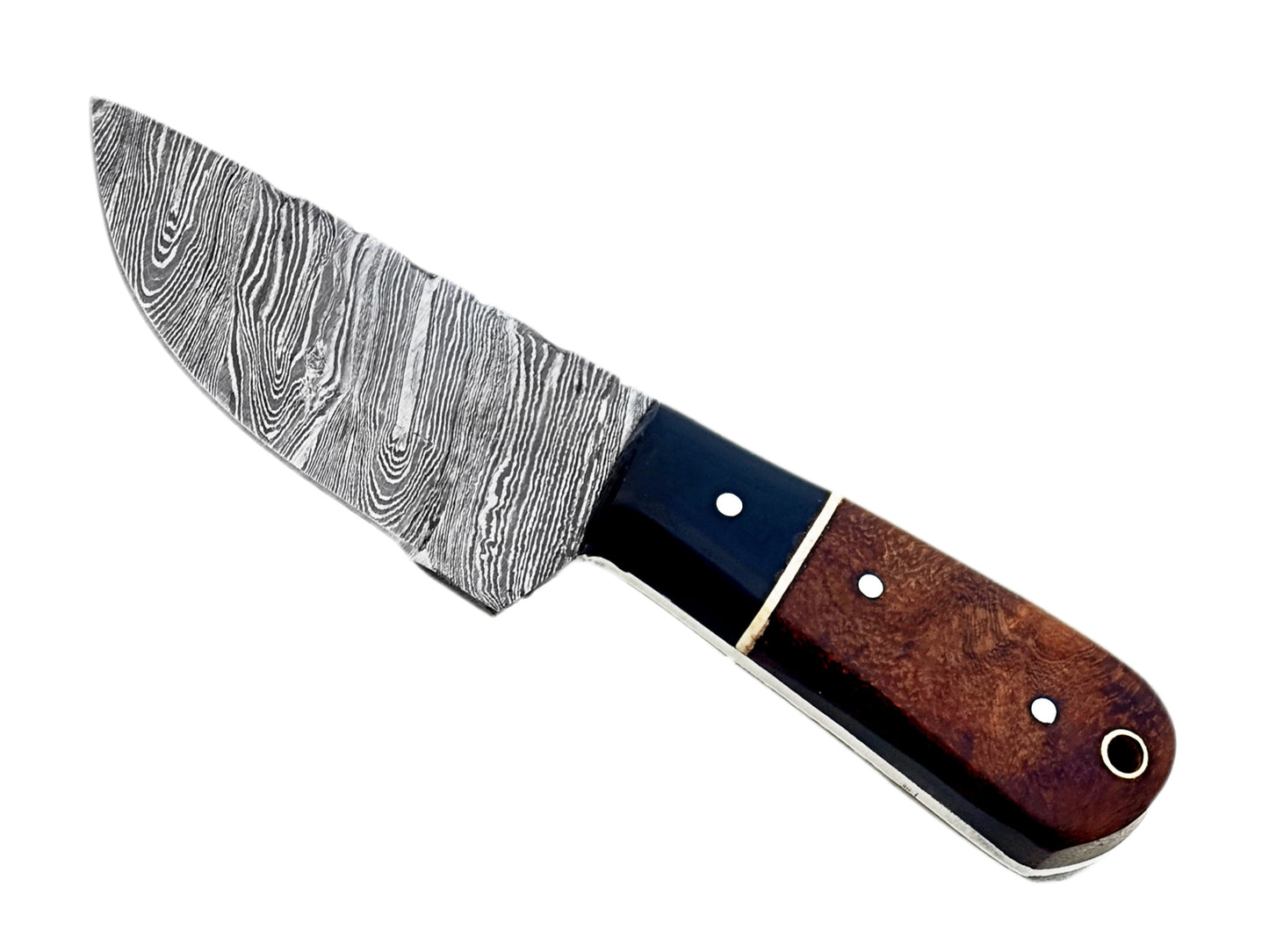 Handcrafted Small Hunting Knife - 6" Damascus Steel Blade | Hope Blades