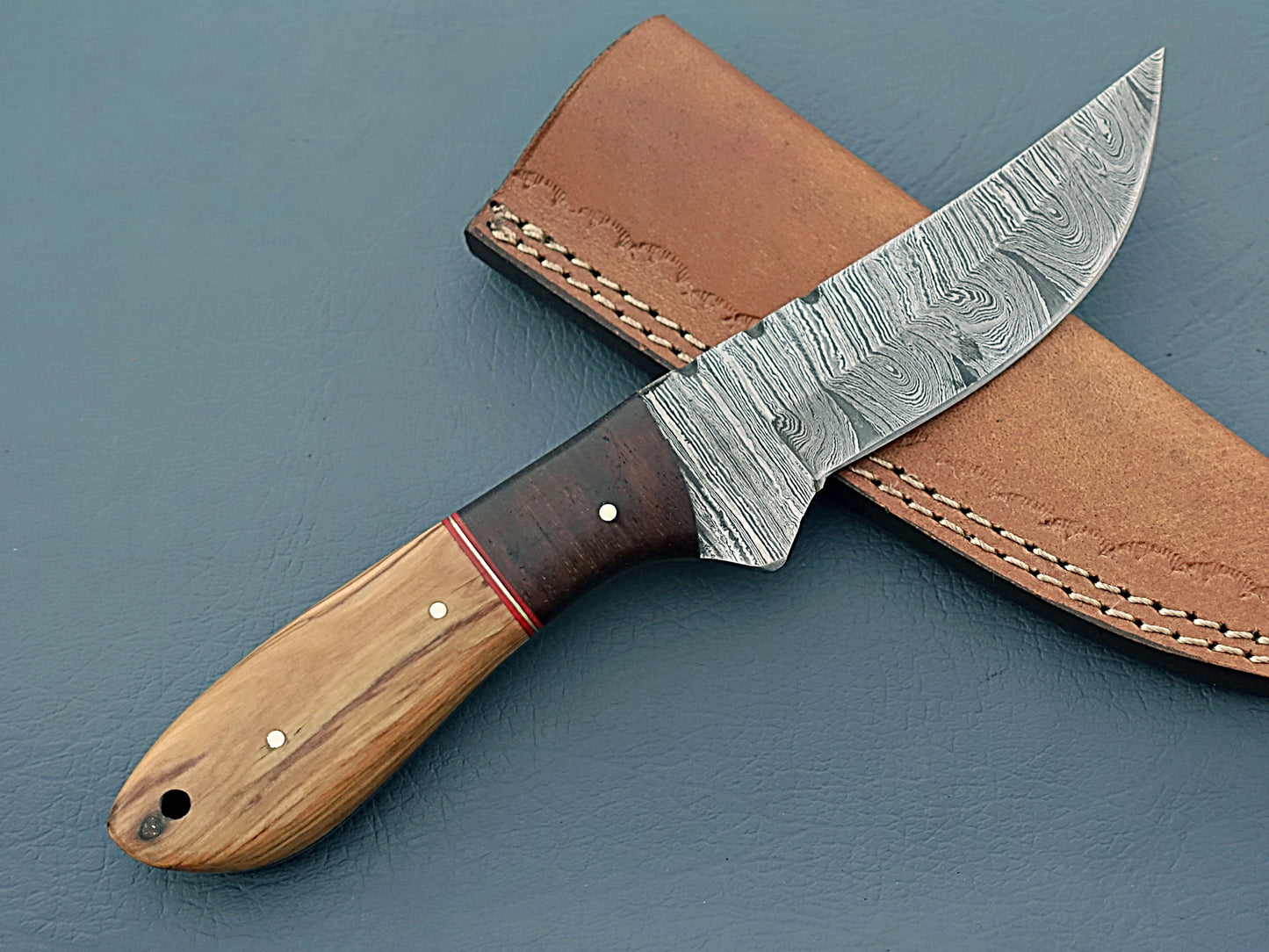 Hope Blades 2024 Premium Damascus Hunting Knife - Handcrafted Camping Knife