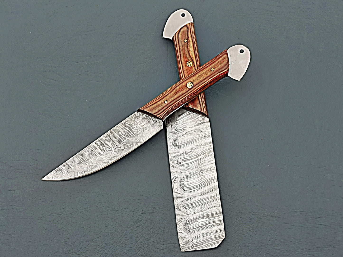 Damascus BBQ Knives