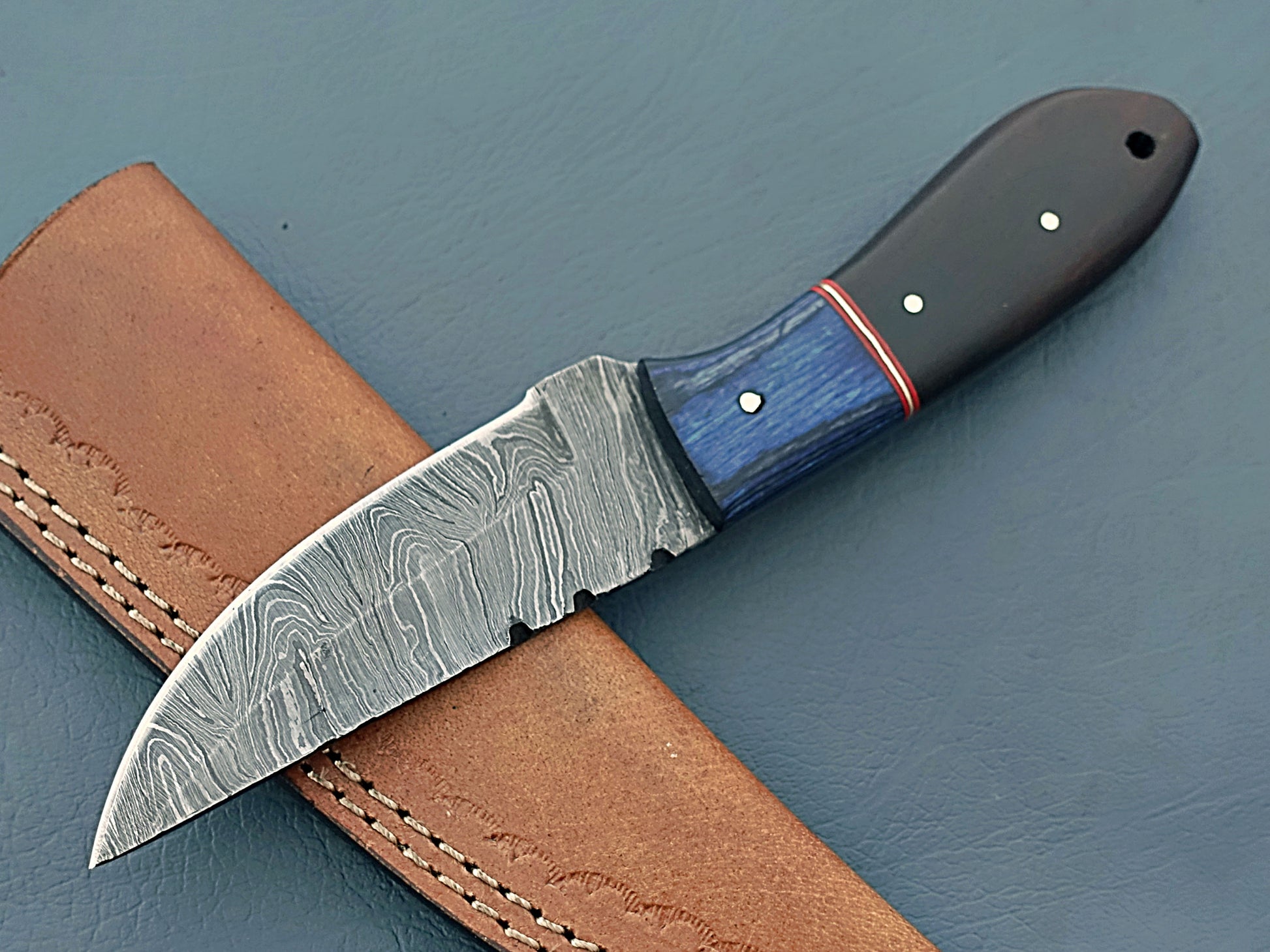 Damascus American Knife