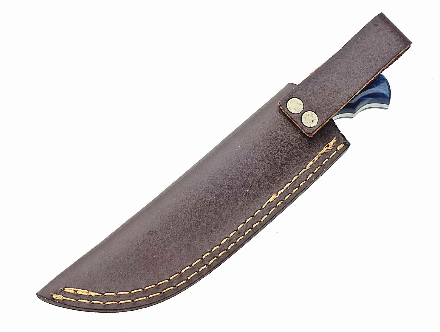 2024 Premium Damascus Hunting Knife | Hope Blades Damascus Steel Knife | Leather Sheath