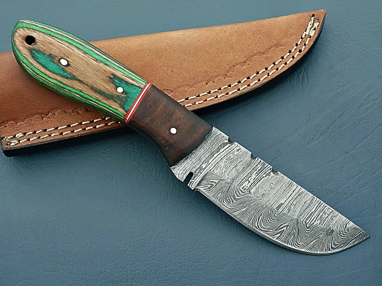 2024 Handcrafted Damascus Hunting Knife with Sheath | German Hunting Knife