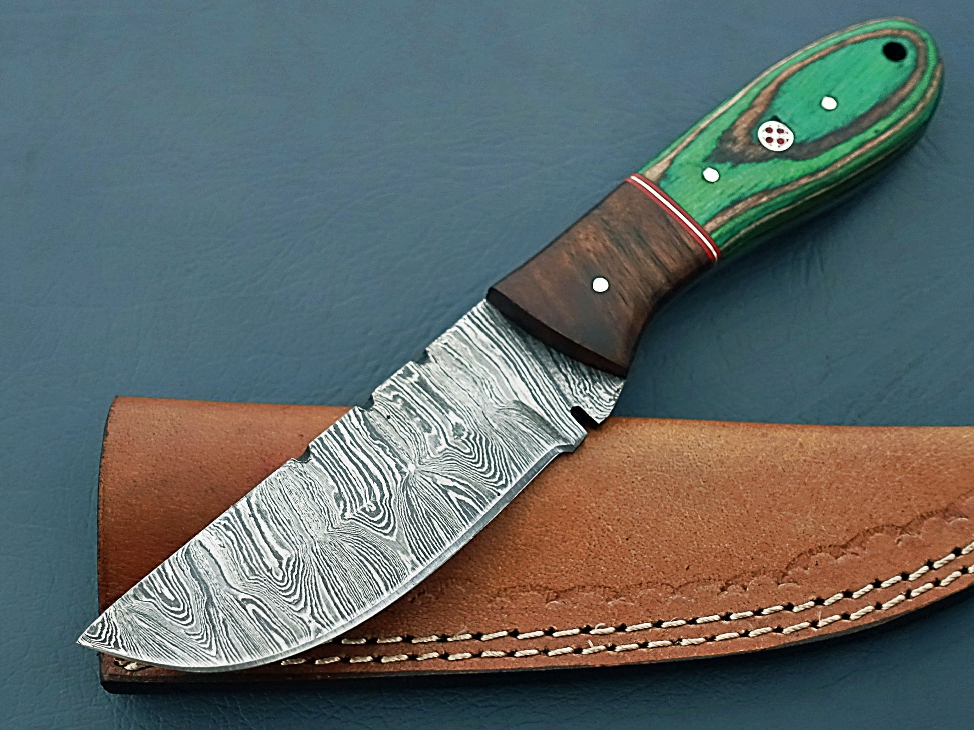 Sharpe Damascus Hunting Knife