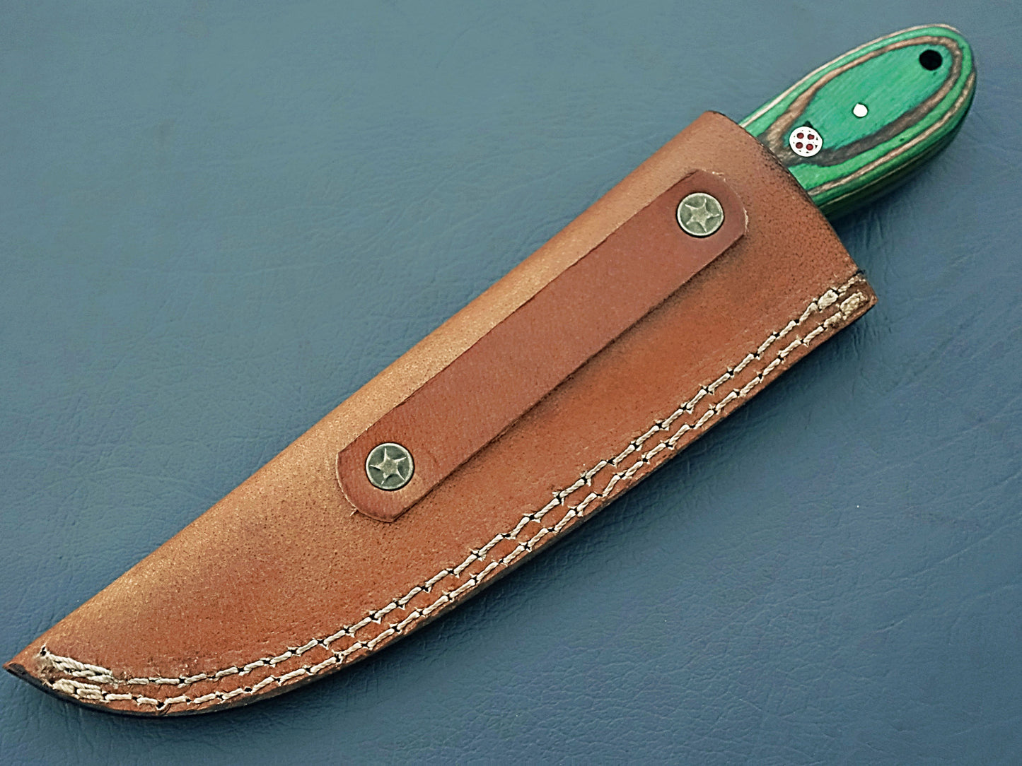 Damascus German Hunting Knife with cover