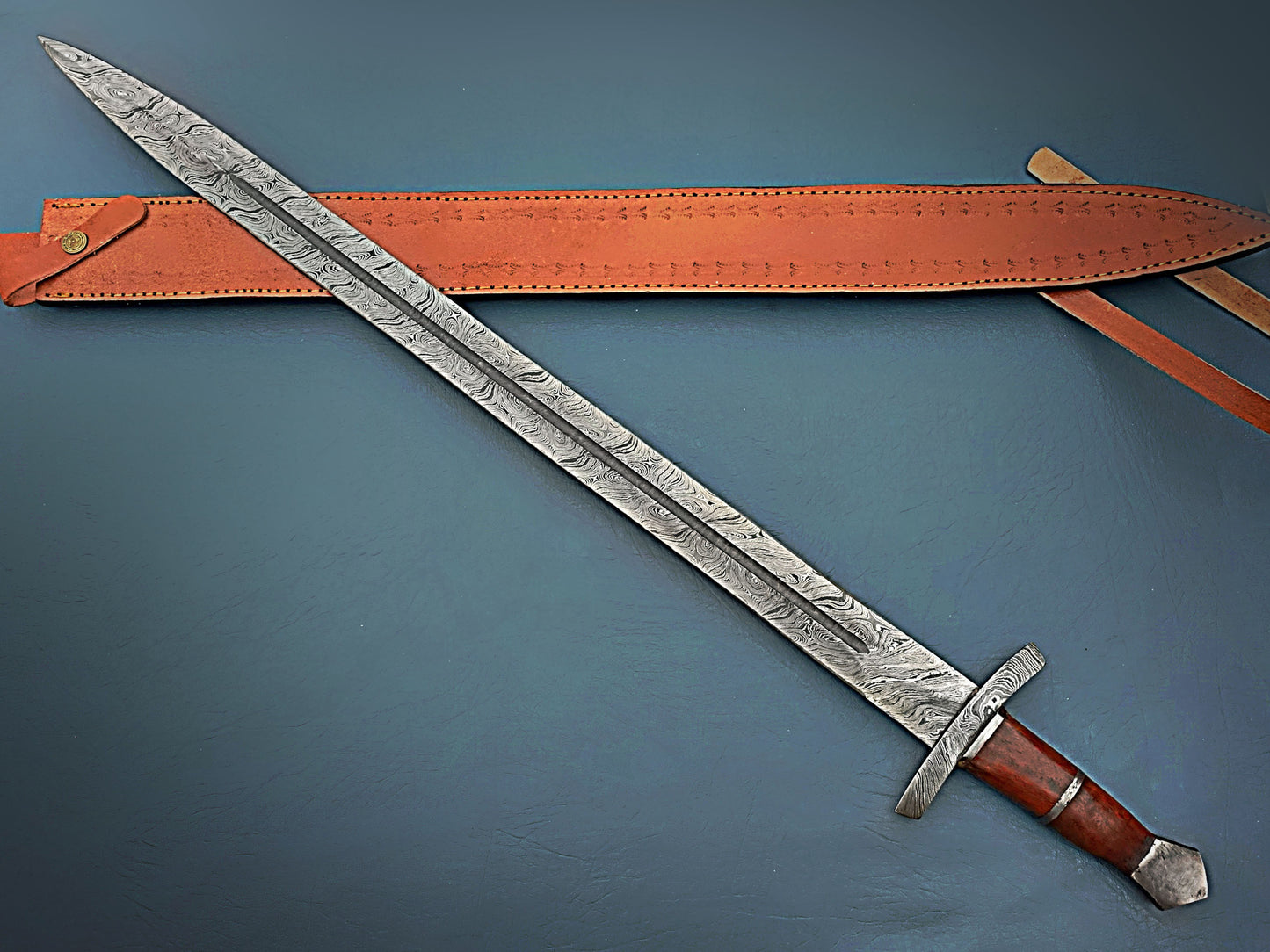 Damascus Steel Blade Sword - Best Personalized Gift Sword