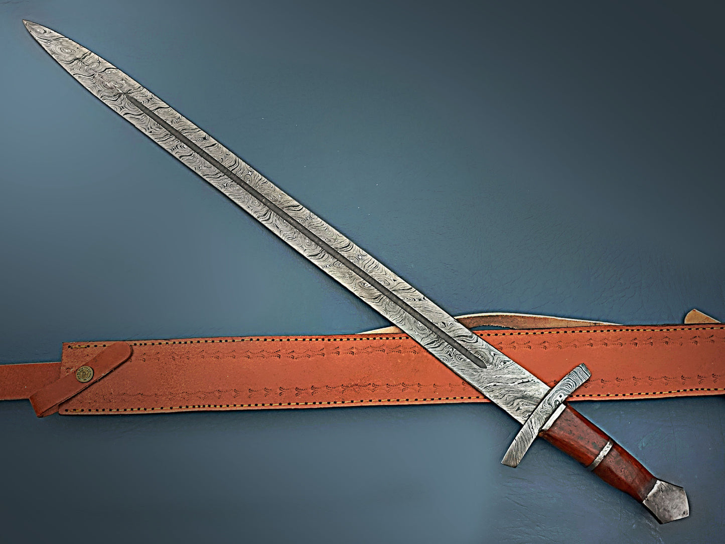 Damascus Steel Blade Sword - Best Personalized Gift Sword