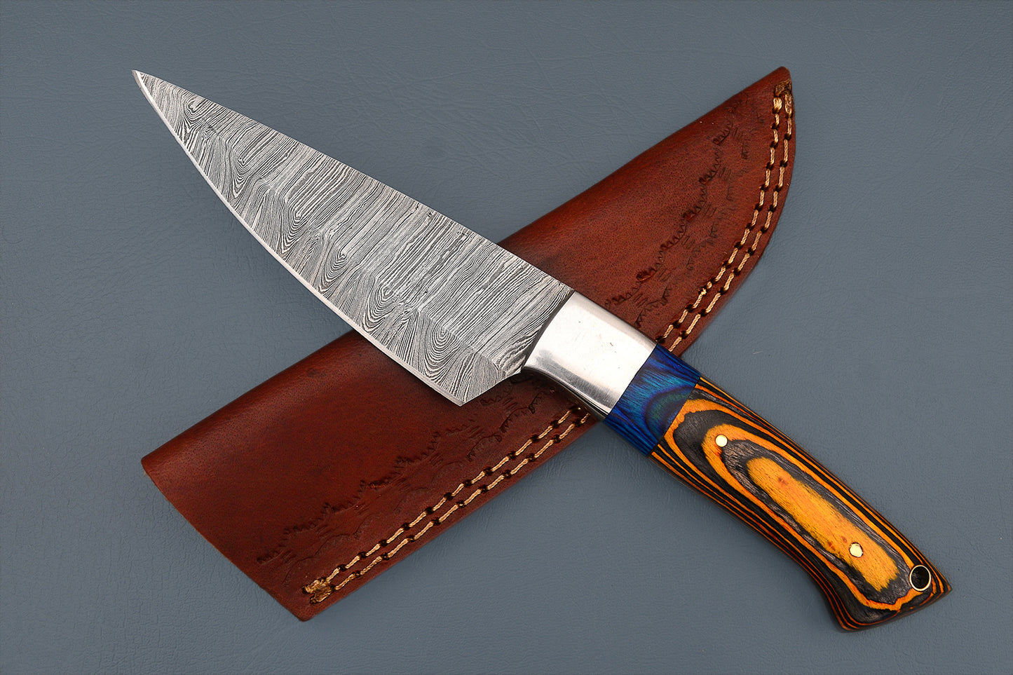 Damascus Steel Sharp Blade Knife